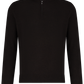 Half-zip vest van wol en cashmere | D.Bruin