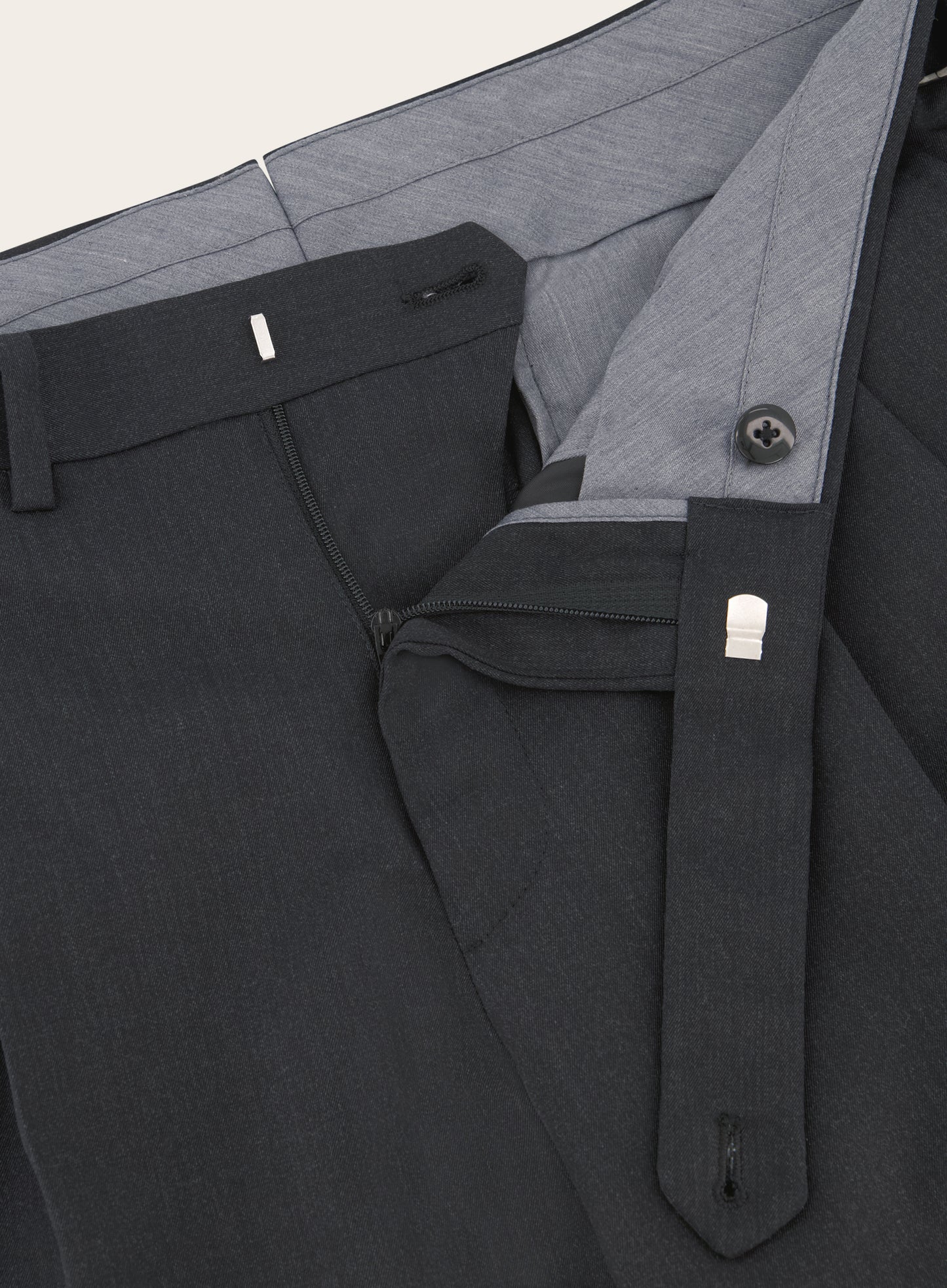 Slim-fit pantalon van katoen