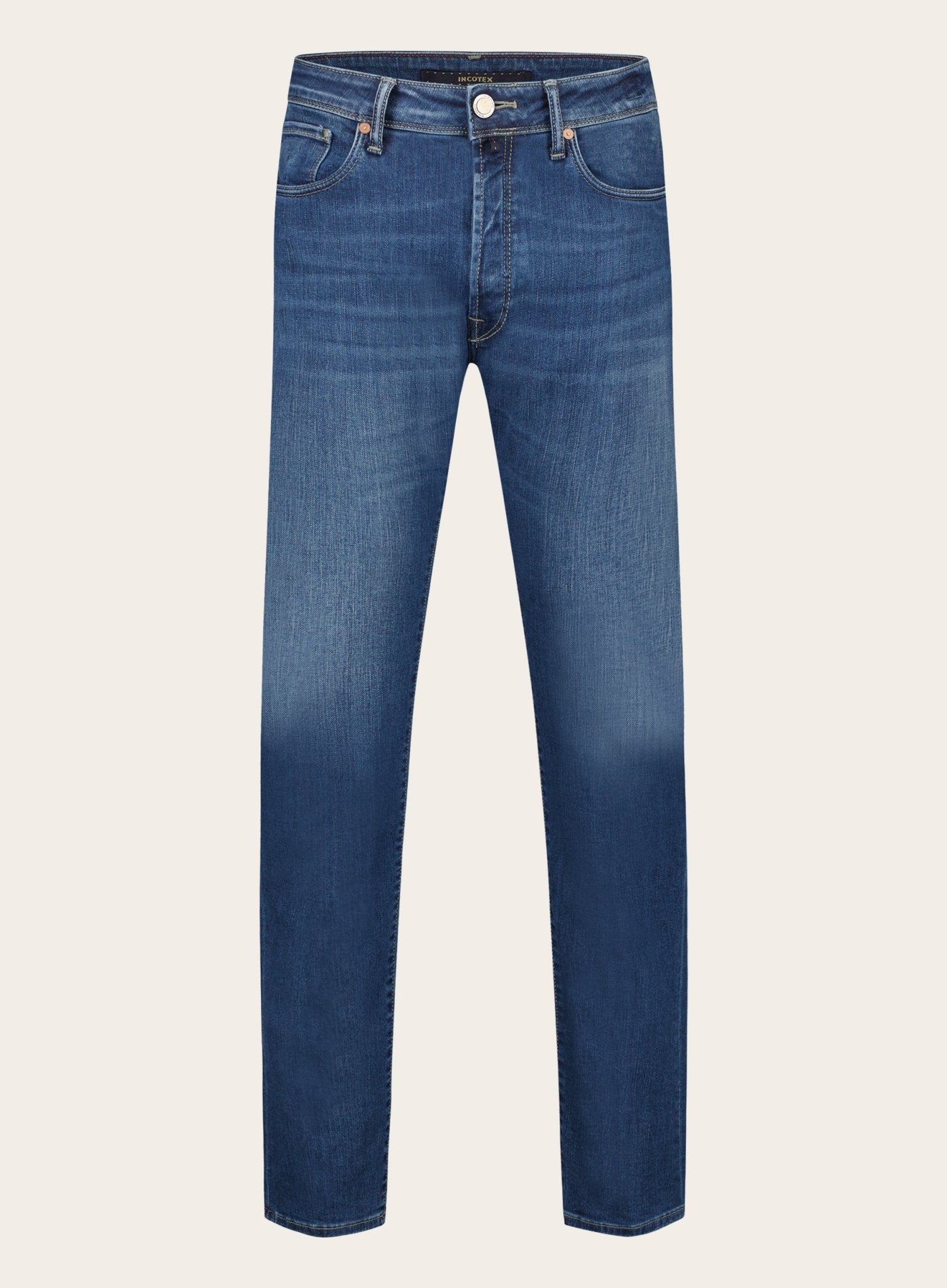 Slim-fit stretch jeans | Blauw