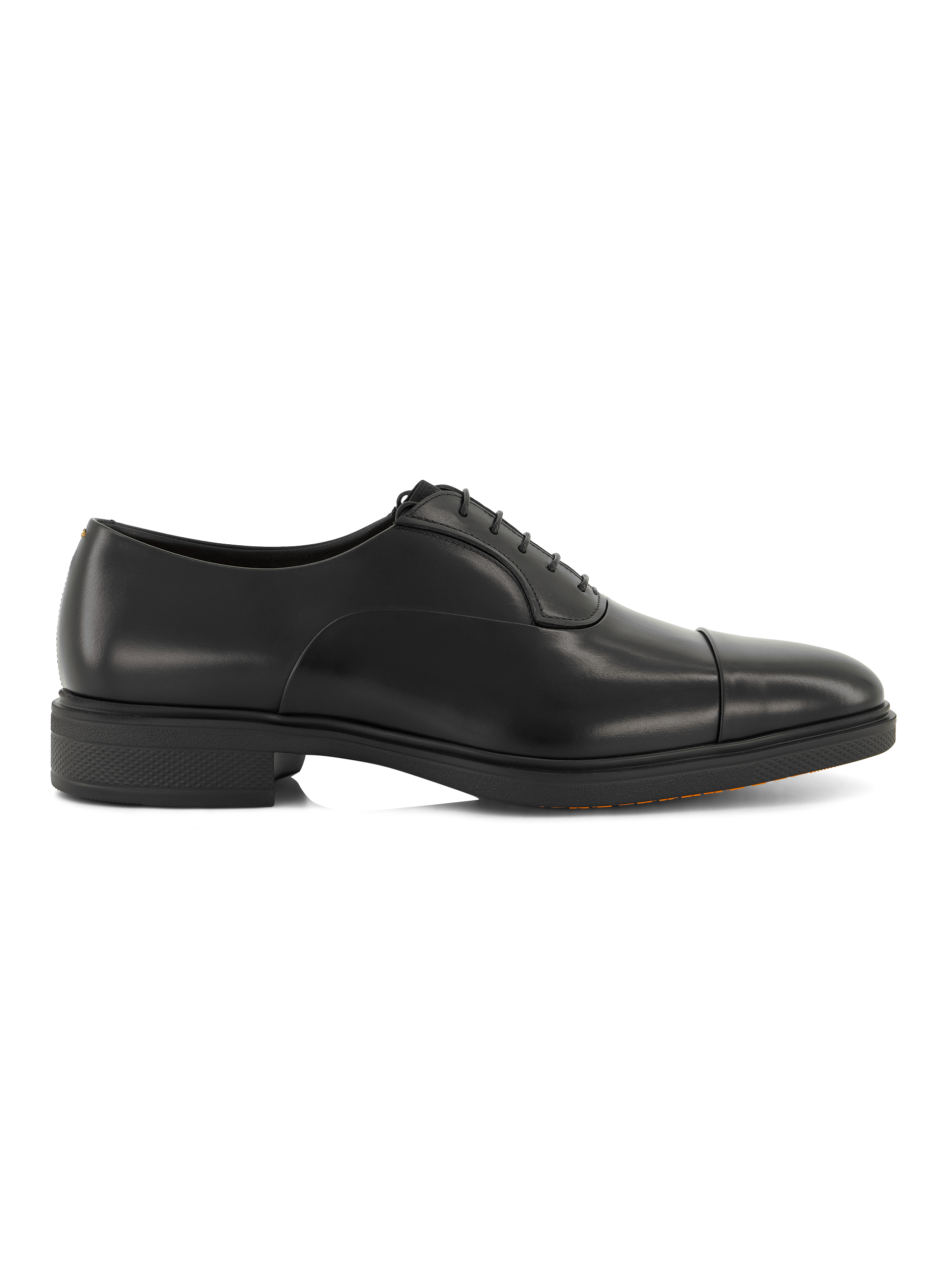 Veterschoenen van leer | Zwart