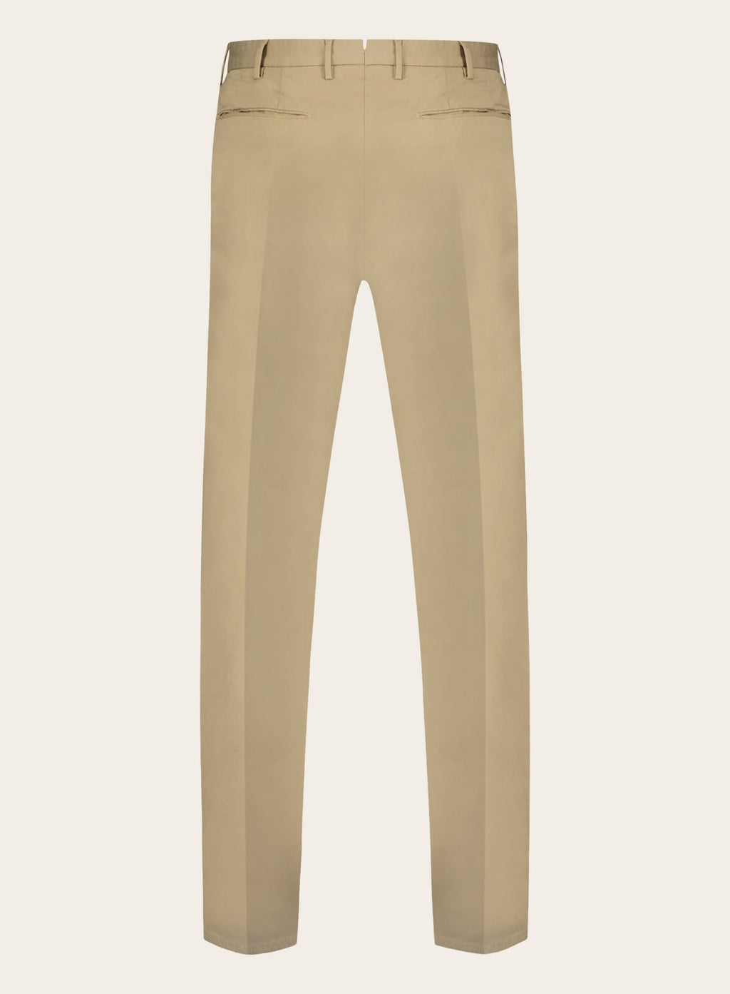 Slim-fit chino in stretch-katoen | Licht Bruin