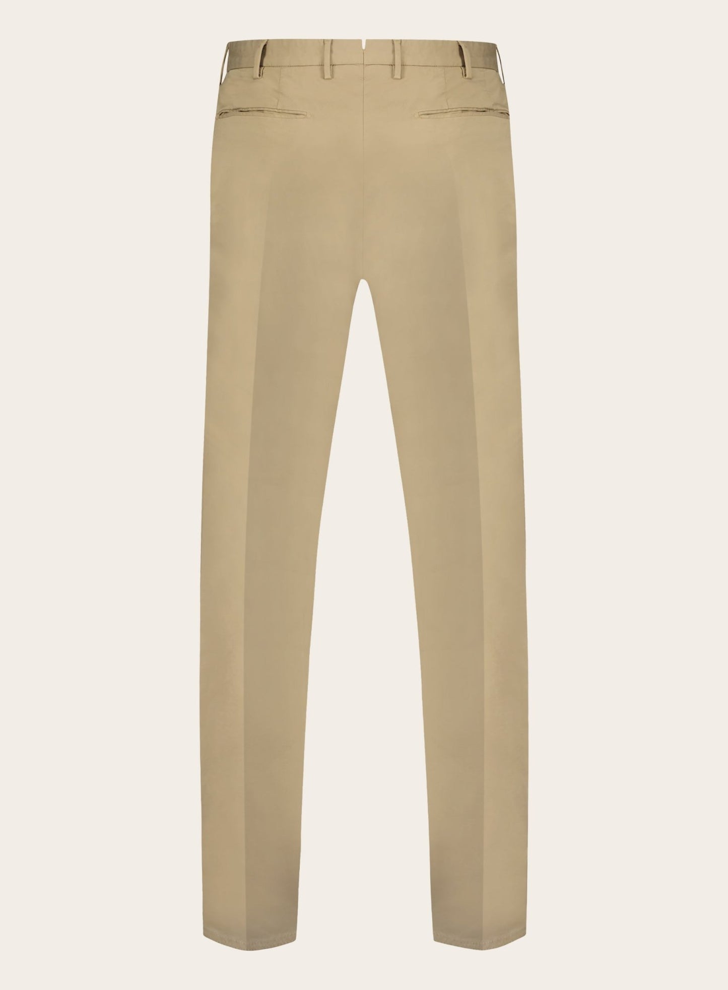 Slim-fit chino in stretch-katoen | Licht Bruin