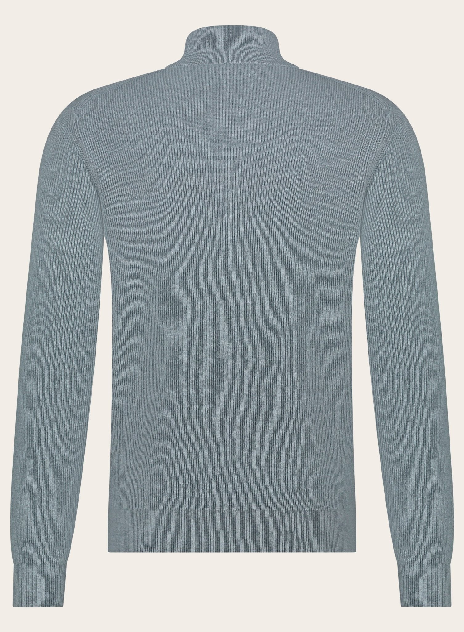 Half-zip trui van cashmere | L.Blauw