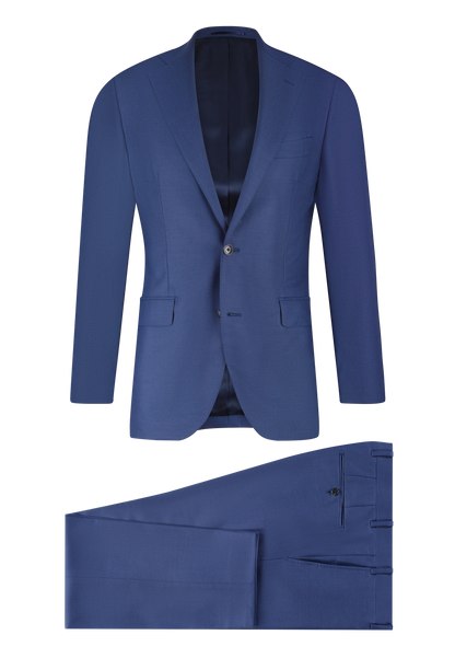 Driedelig pak van wol | Blauw