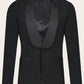 Driedelige tuxedo van wol en mohair | Zwart