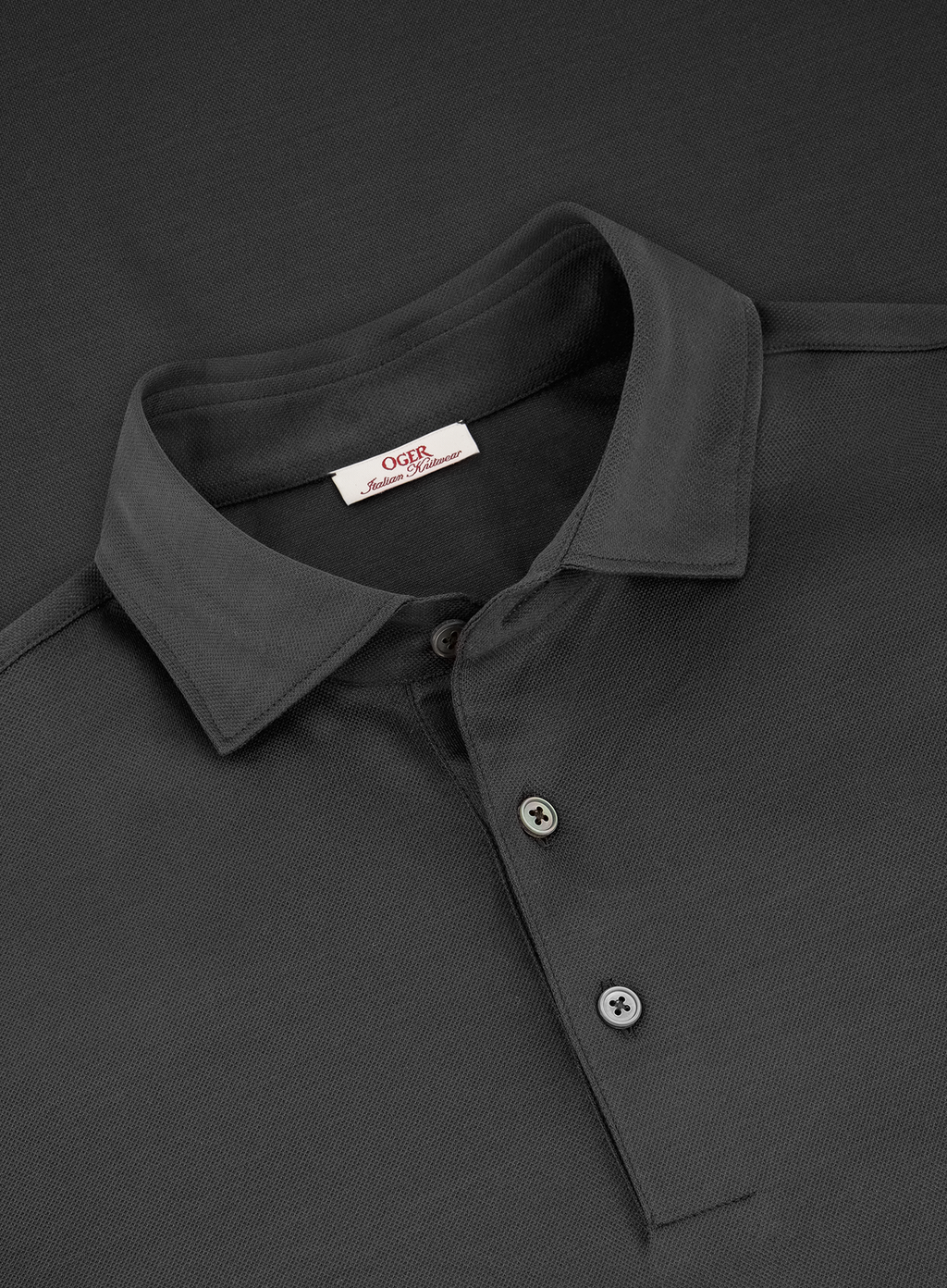 Poloshirt van katoen | FULL_WIDTH | WARM GREY