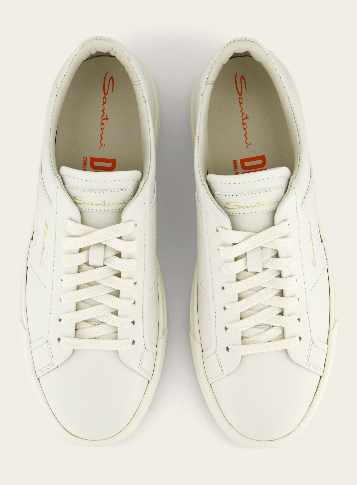 Clean icon sneakers van leer | Wit