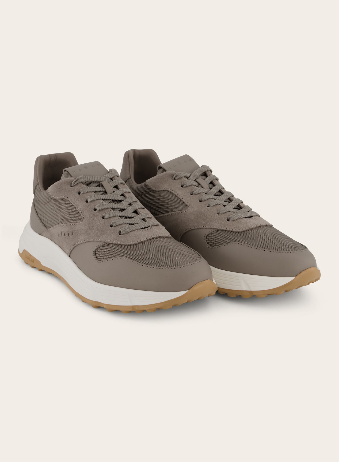 Hyperlight sneakers van leer | Beige