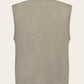 Bodywarmer van wol | TAUPE
