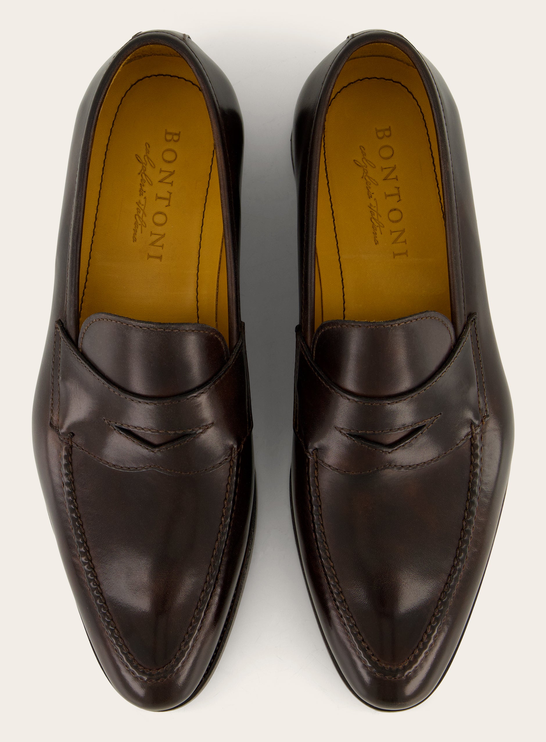 Principe penny loafers van leer | D.Bruin