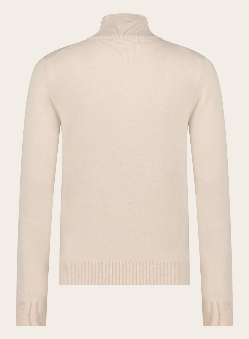 Half-zip van wol en cashmere | L.BEIGE