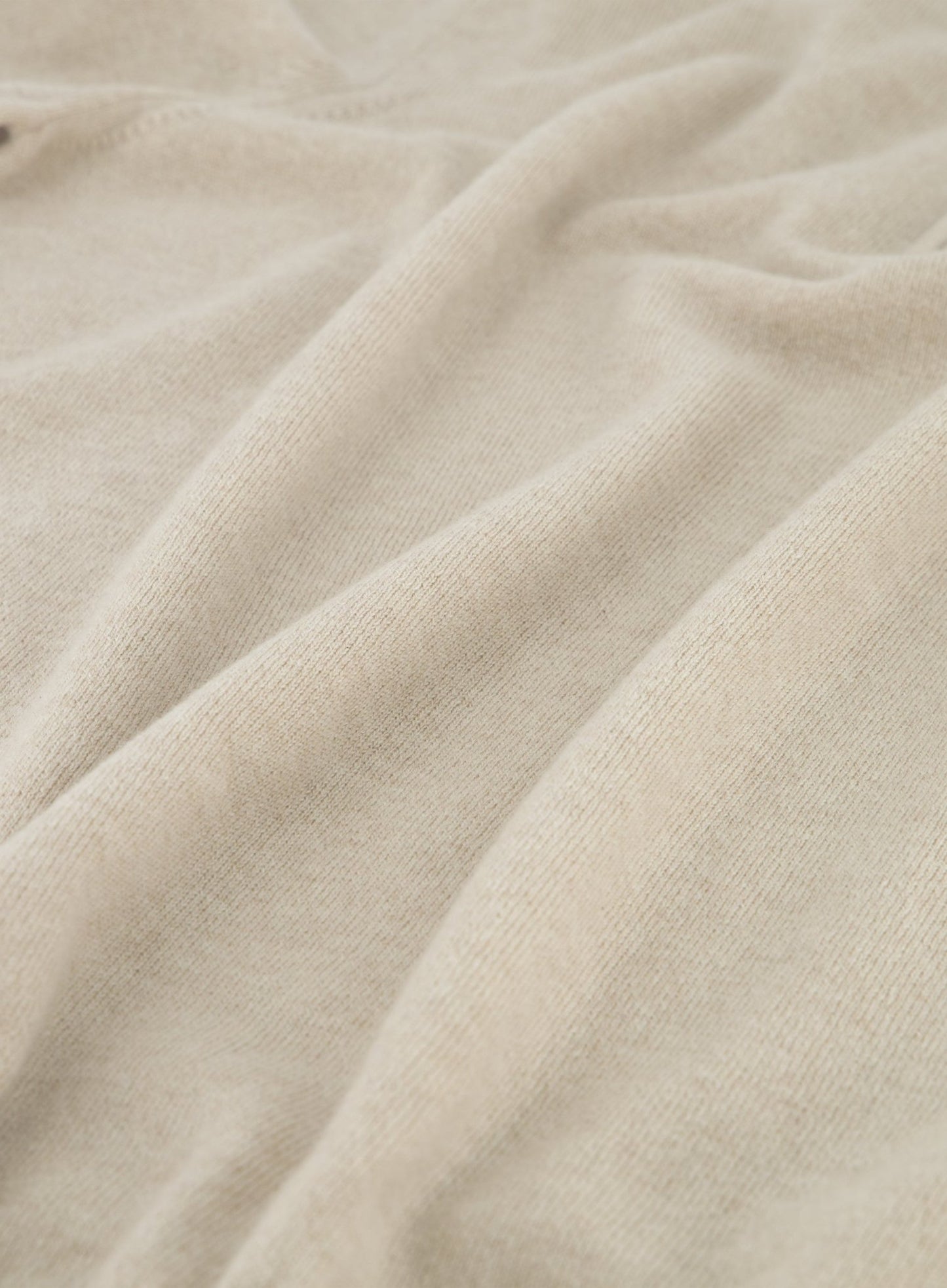 Half-zip trui van cashmere | Beige