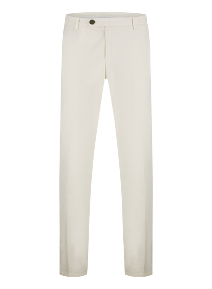 Singapore pantalon van katoen en cashmere | KIEZEL