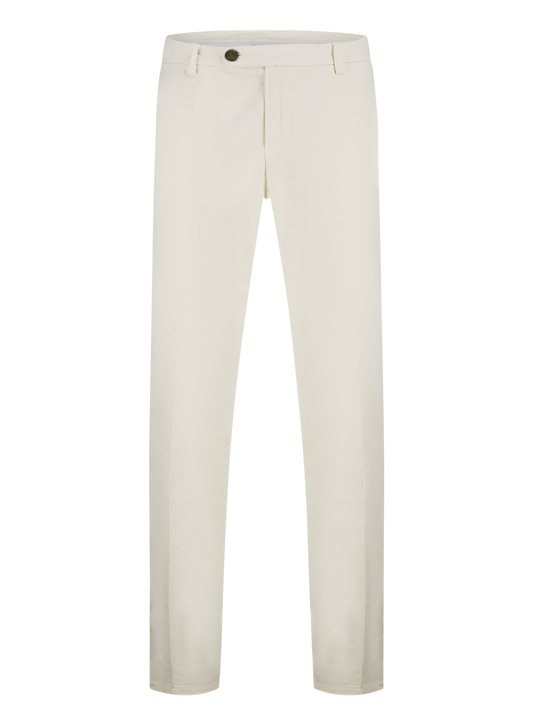 Singapore pantalon van katoen en cashmere | KIEZEL