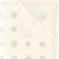 Pochet met print van wol en katoen | ROOM-WIT