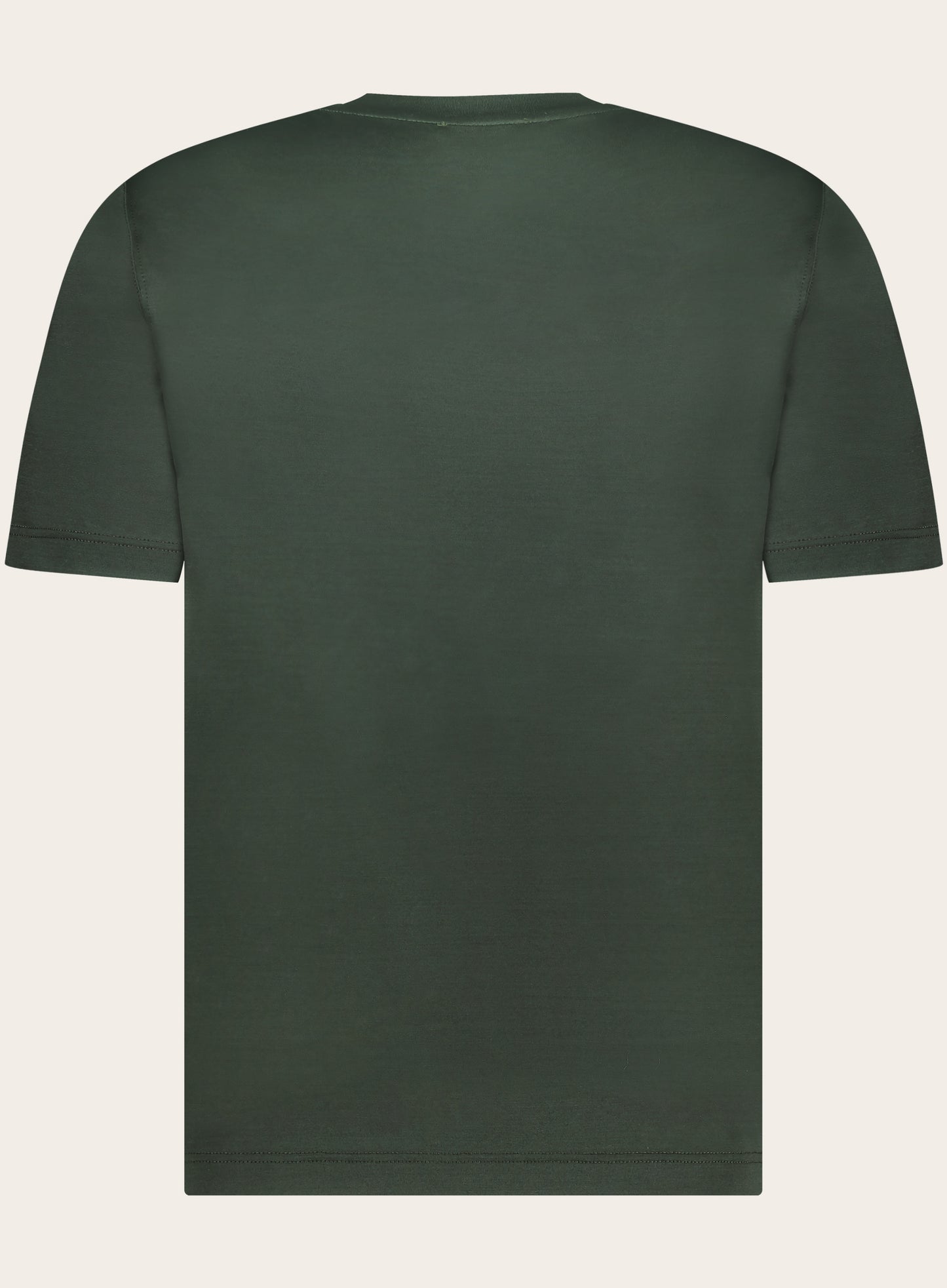 T-shirt van katoen | D.Groen
