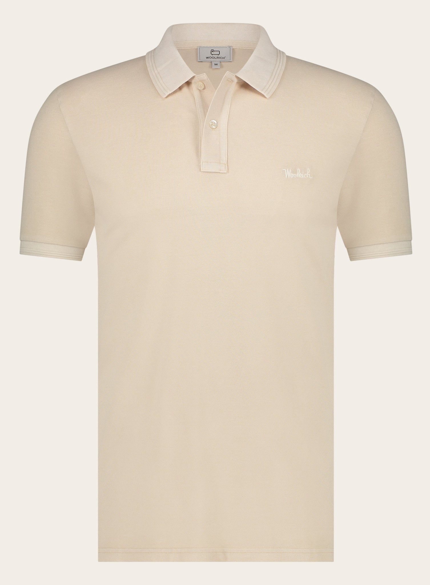 Regular-fit piqué stretch polo | Beige