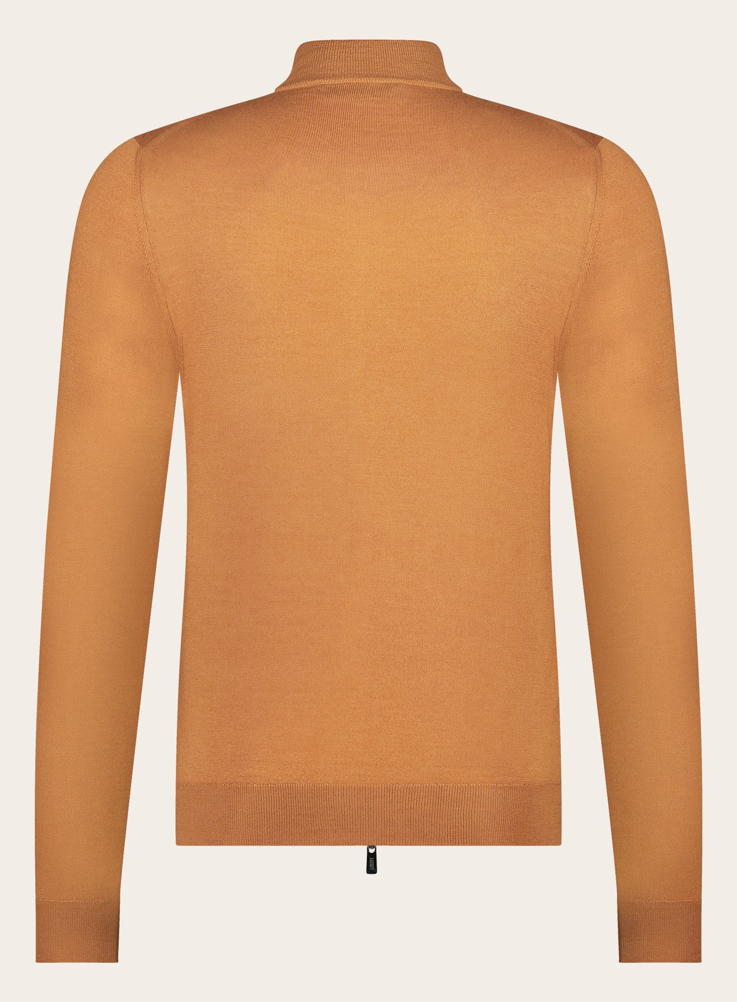 Slim-fit ritsvest van cashmere en zijde | Oranje
