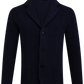 Knitted cardigan van merino wol | FULL_WIDTH | BLUE NAVY