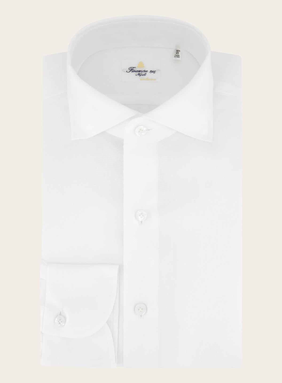 Napoli shirt van katoen | Wit