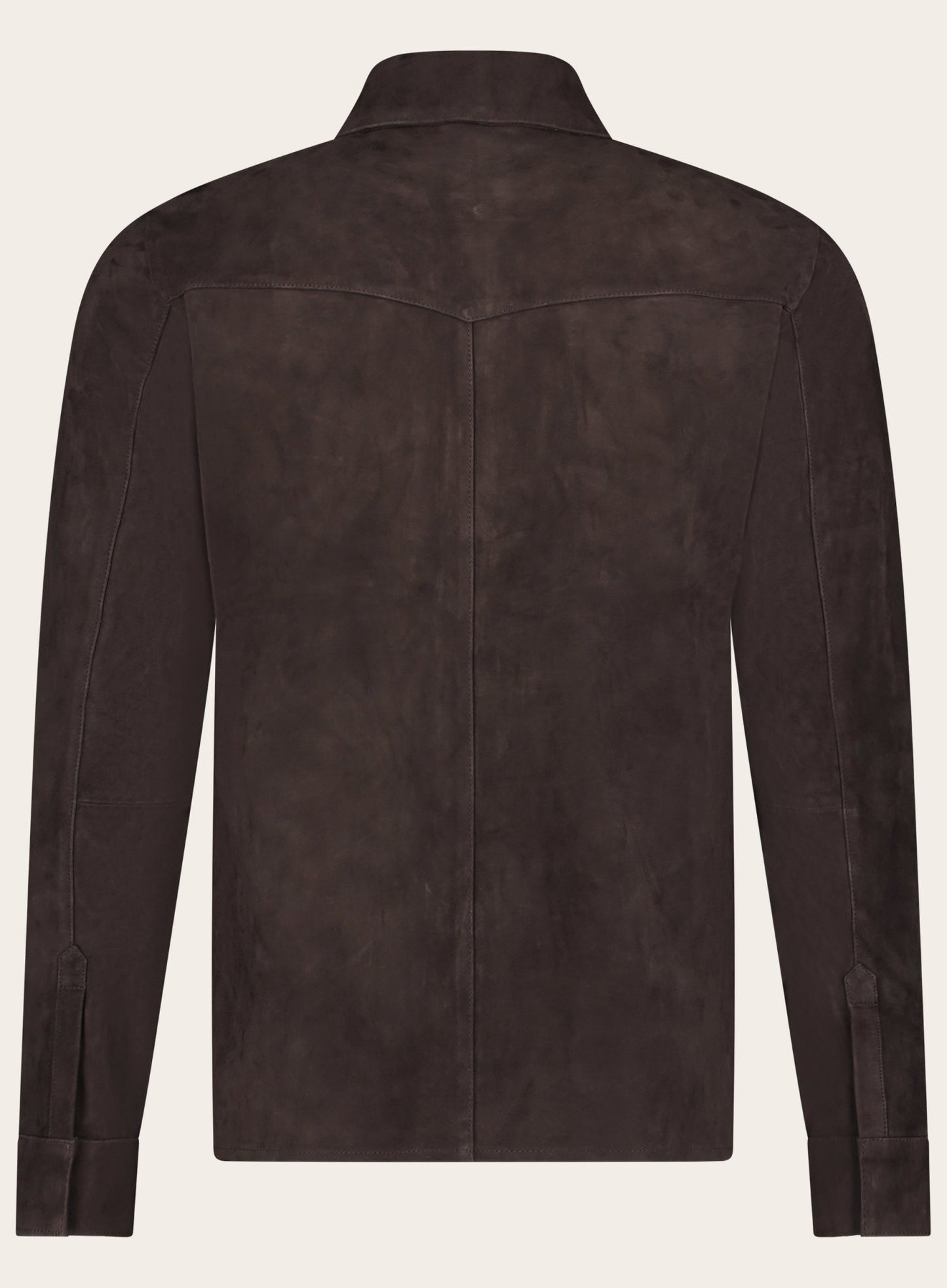 Robert overshirt van suède | D.Bruin