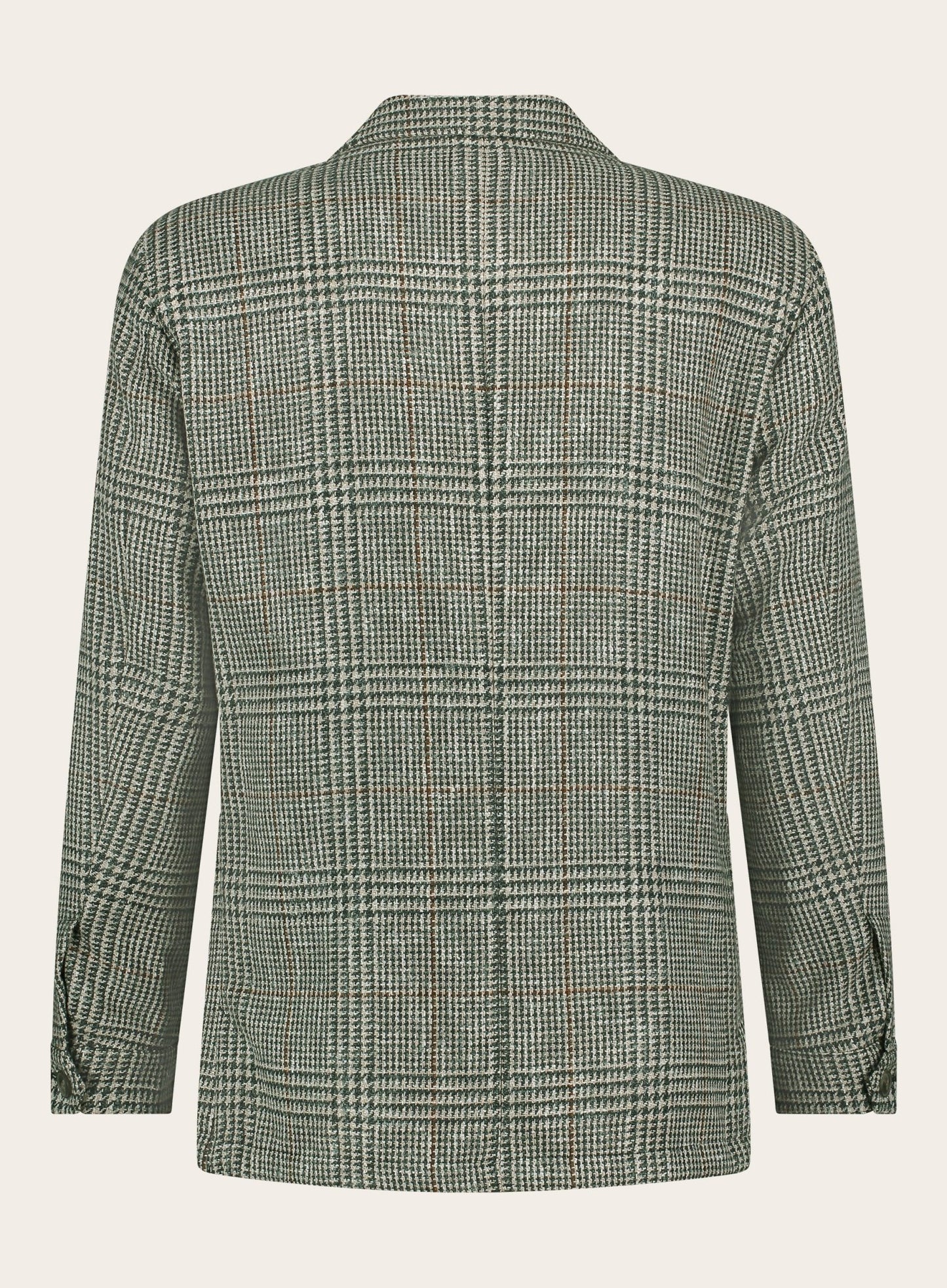 Glenchek shirt jacket van wol | Groen