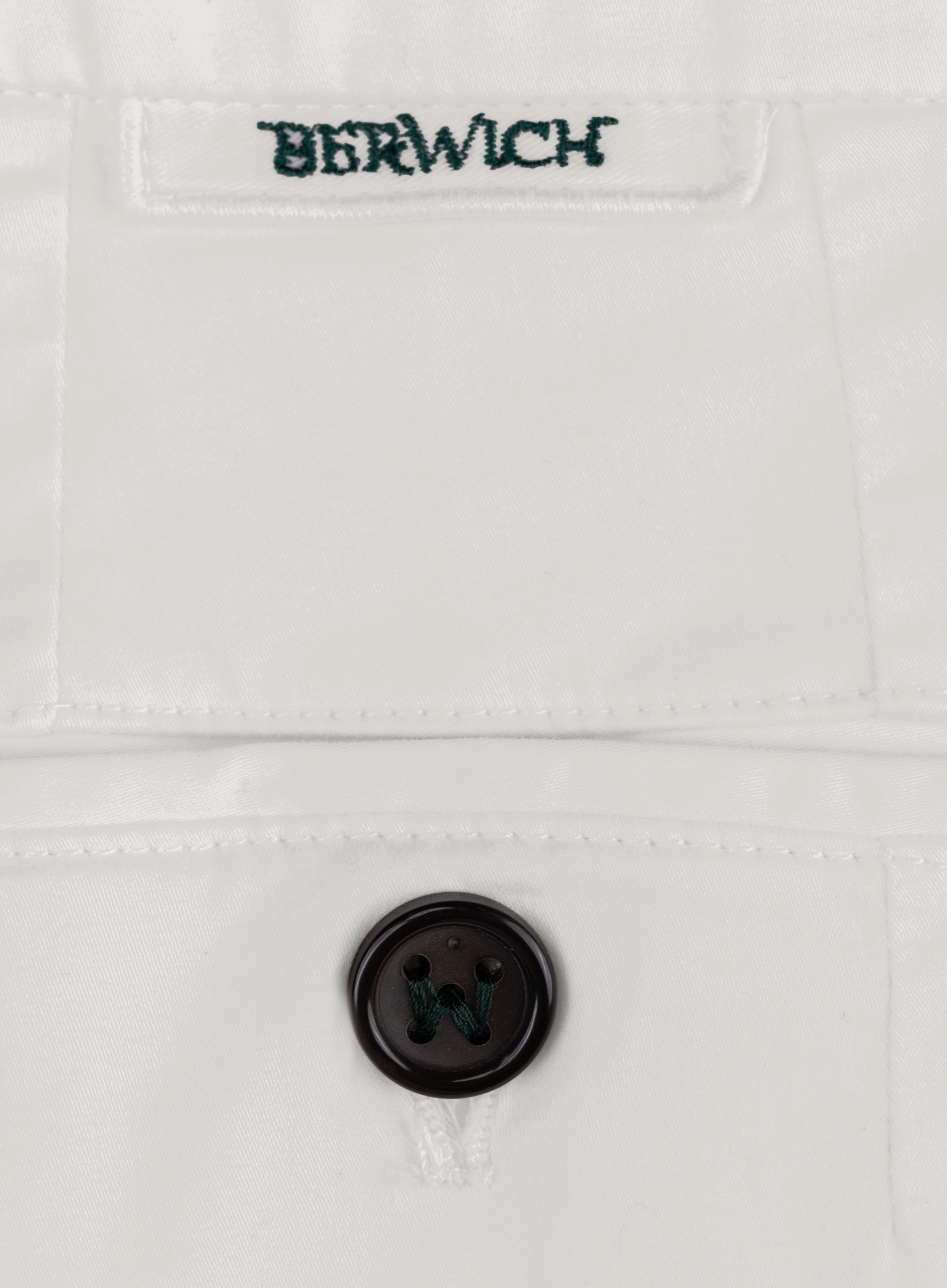Pantalon van katoen en lycocell | FULL_WIDTH | Wit