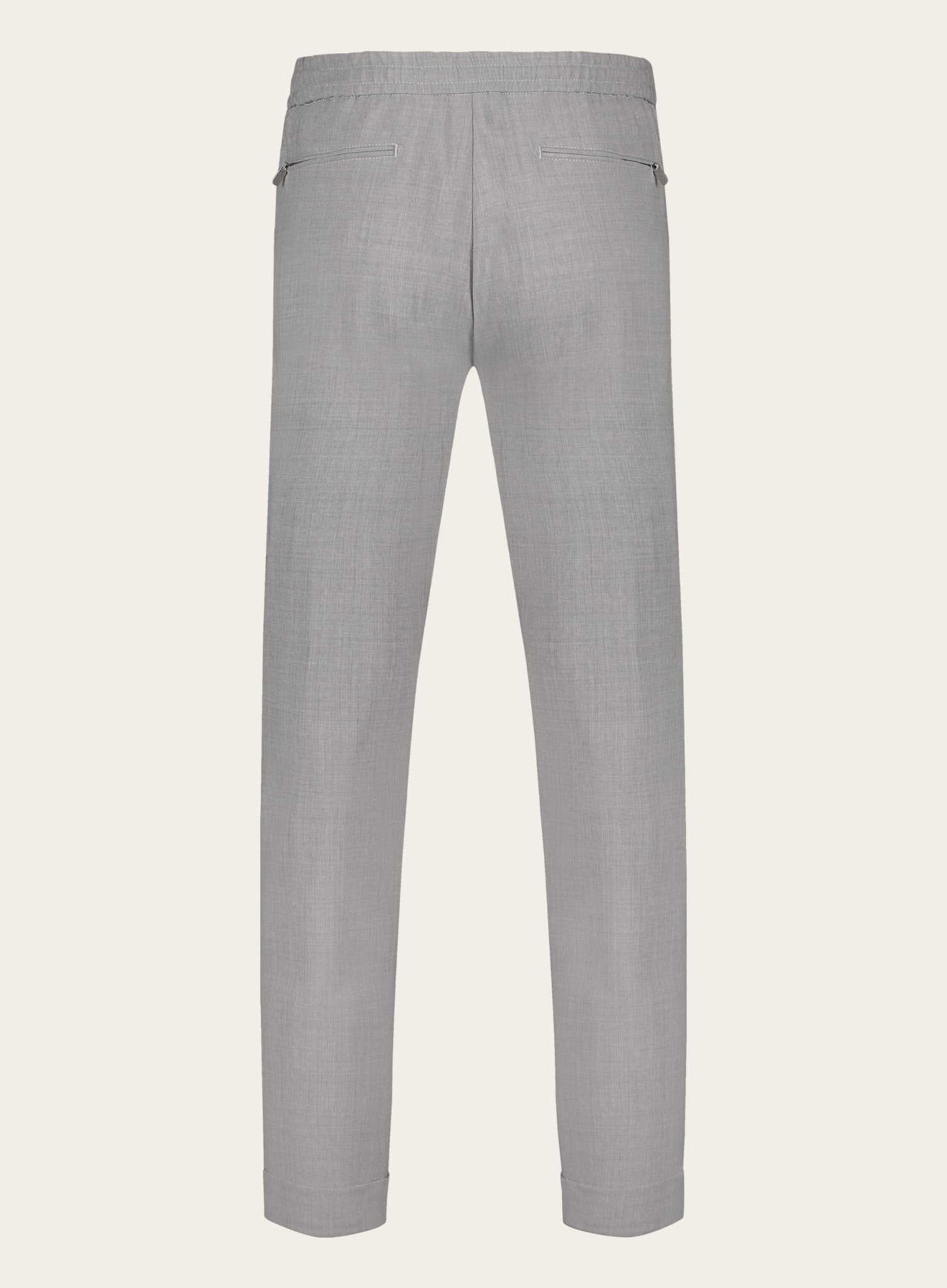 Carraciolo pantalon van wol | L.Grijs