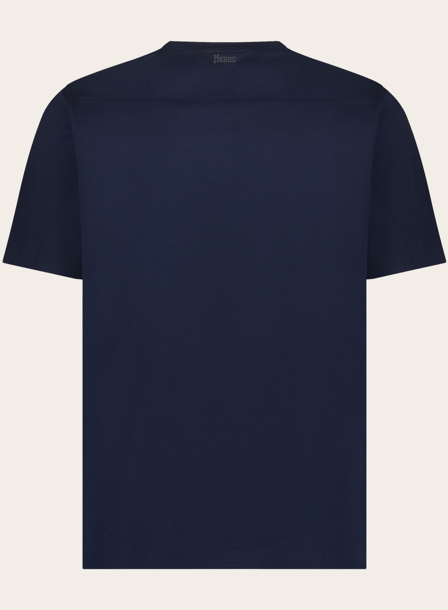 Regular-fit jersey stretch T-shirt | BLUE NAVY