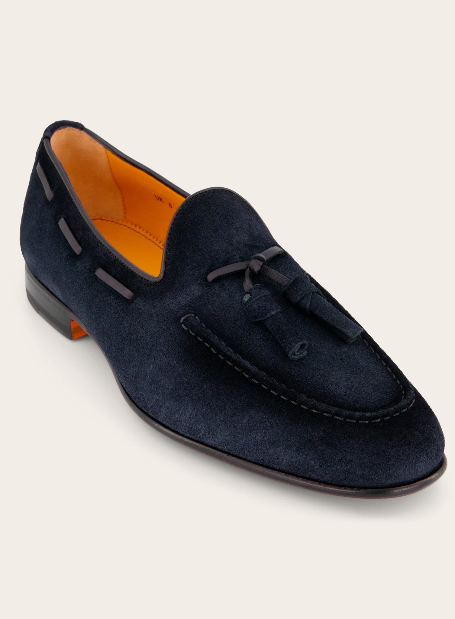 Tassel loafers van suède | BLUE NAVY