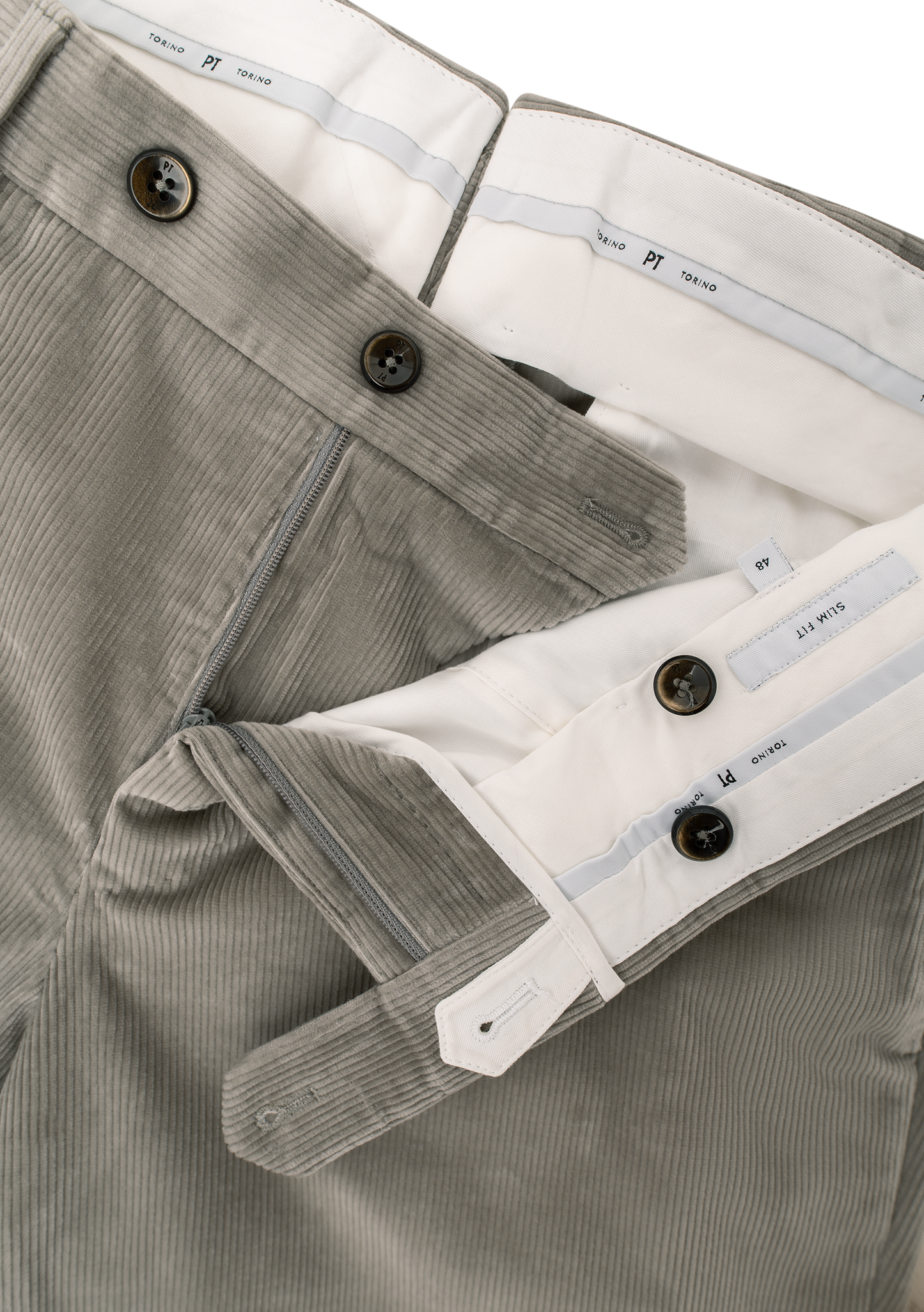 Corduroy broek van katoen | FULL_WIDTH | Grijs