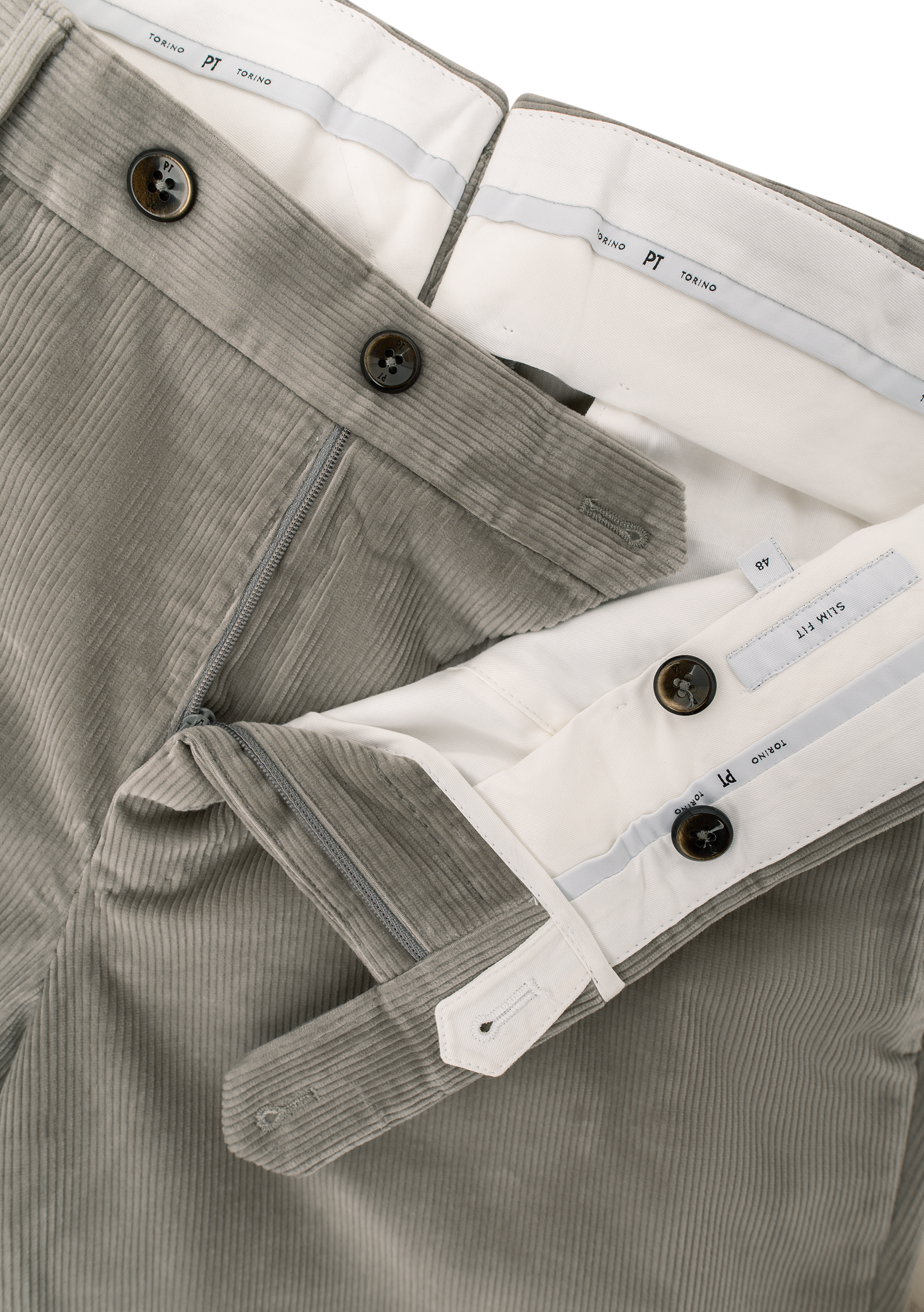 Corduroy broek van katoen | FULL_WIDTH | Grijs