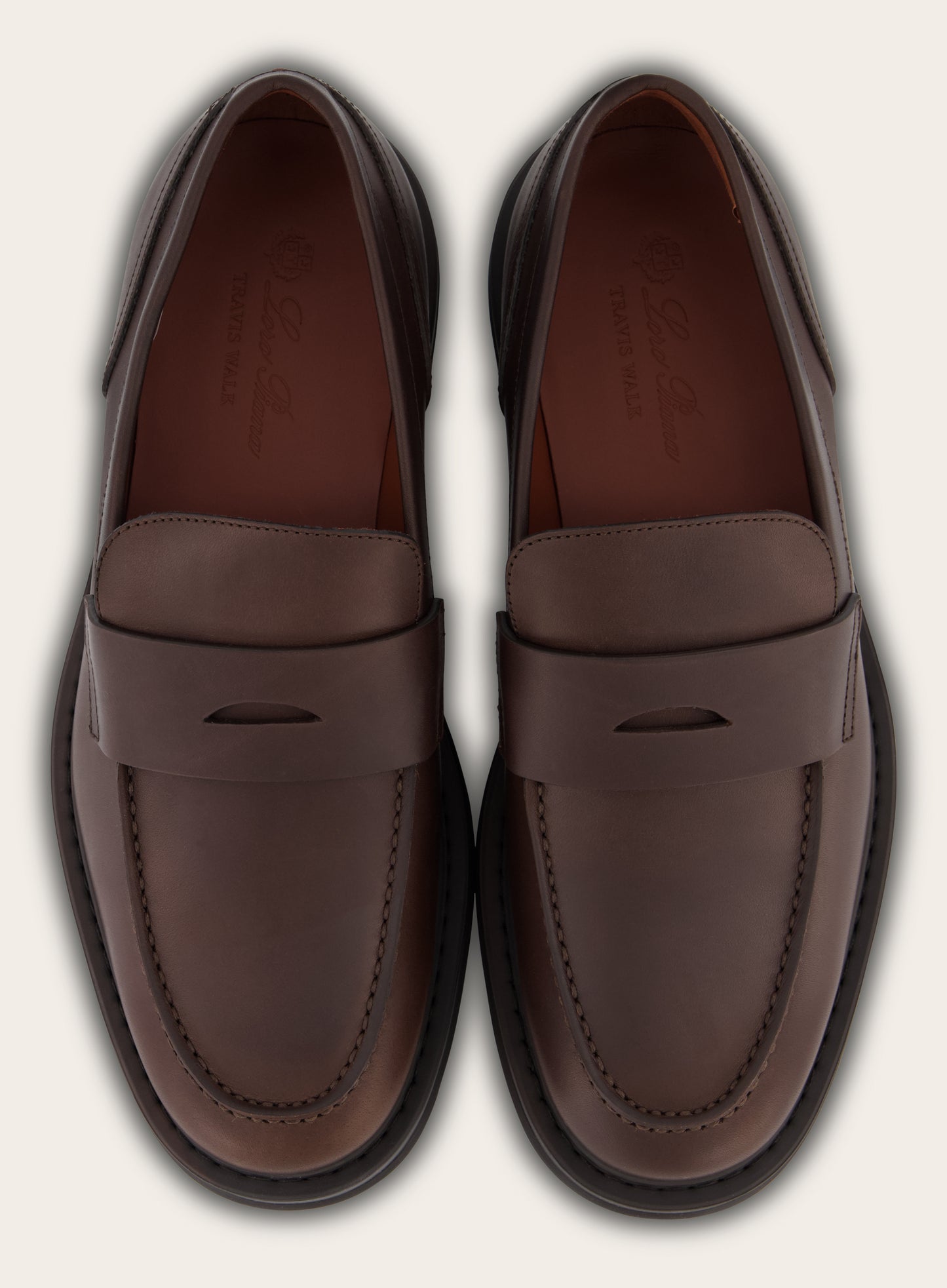 Travis penny loafers van leer | D.Bruin