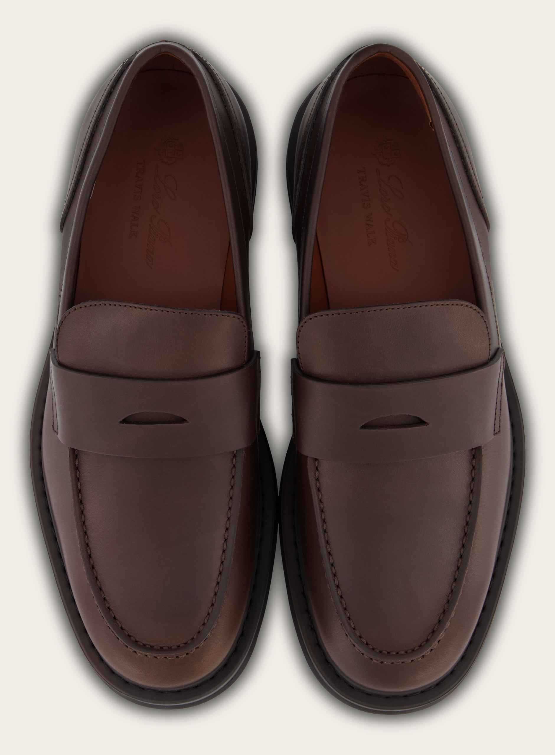 Travis penny loafers van leer | D.Bruin