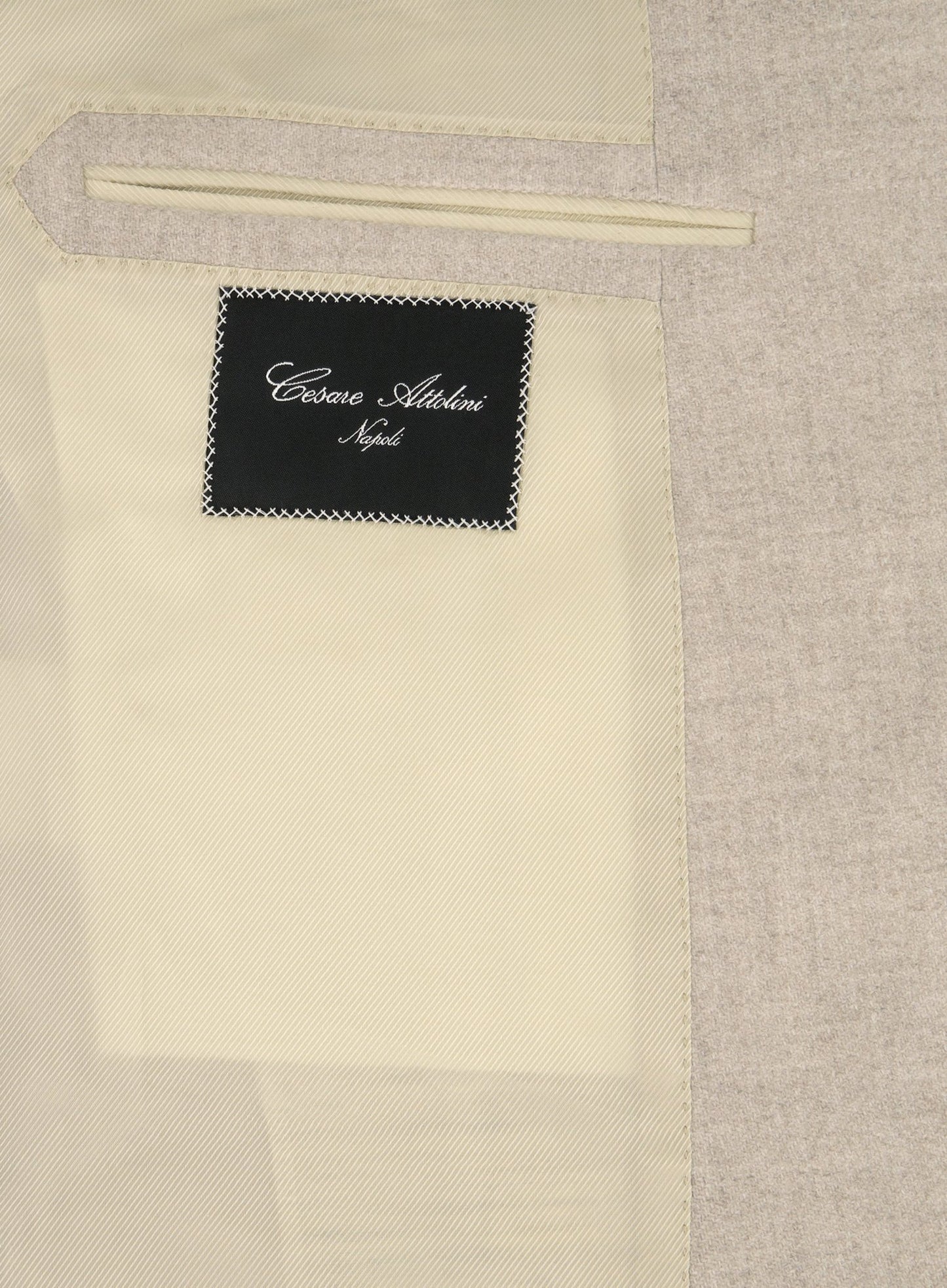 Handgemaakt jasje van cashmere | Beige