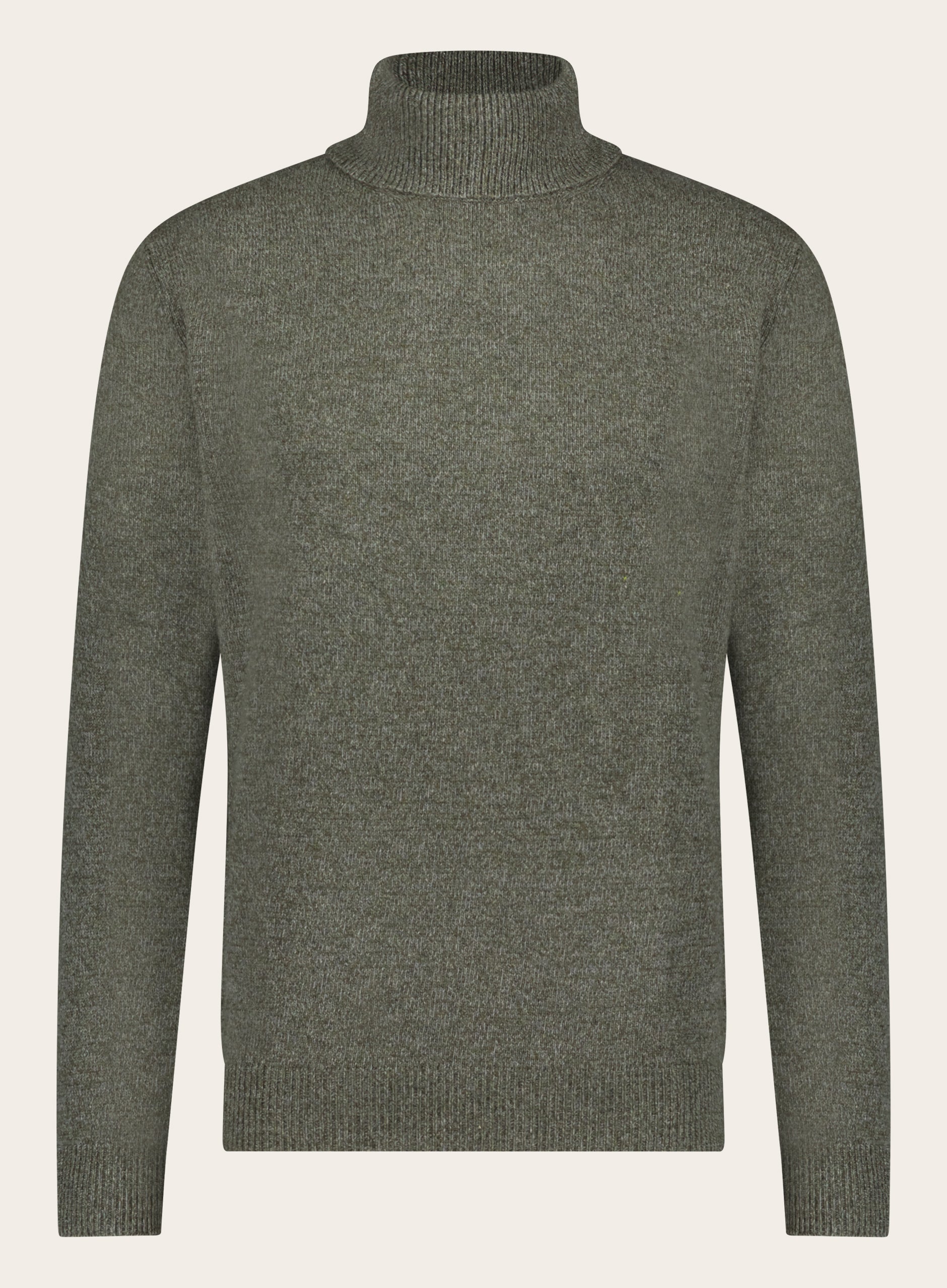 Slim-fit coltrui van cashmere | Groen