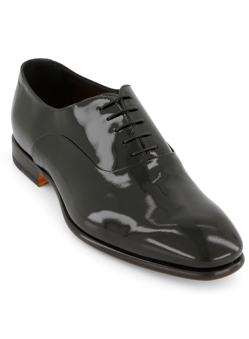 Veterschoenen van leer | Zwart
