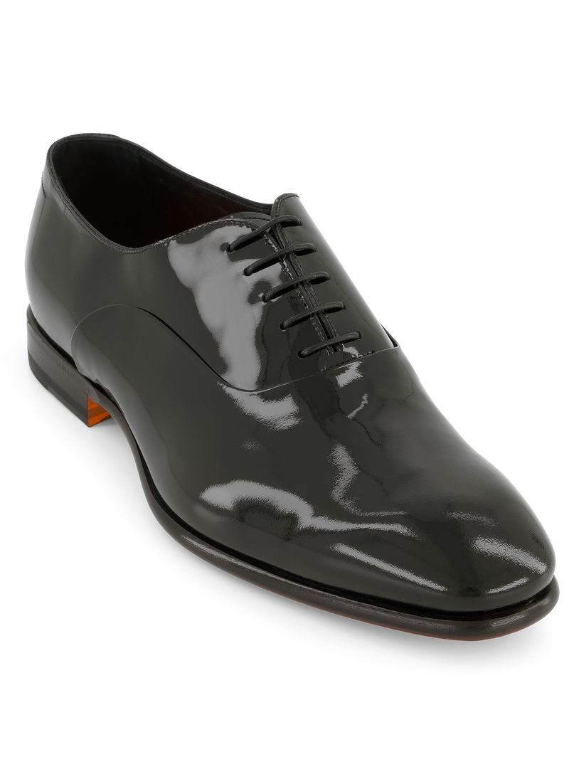 Veterschoenen van leer | Zwart
