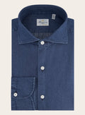 Regular-fit denim overhemd | Blauw