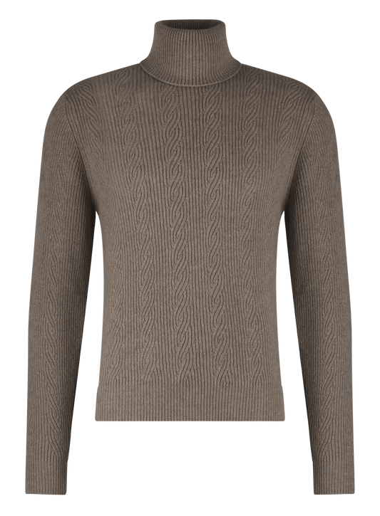 Coltrui van cashmere | TAUPE