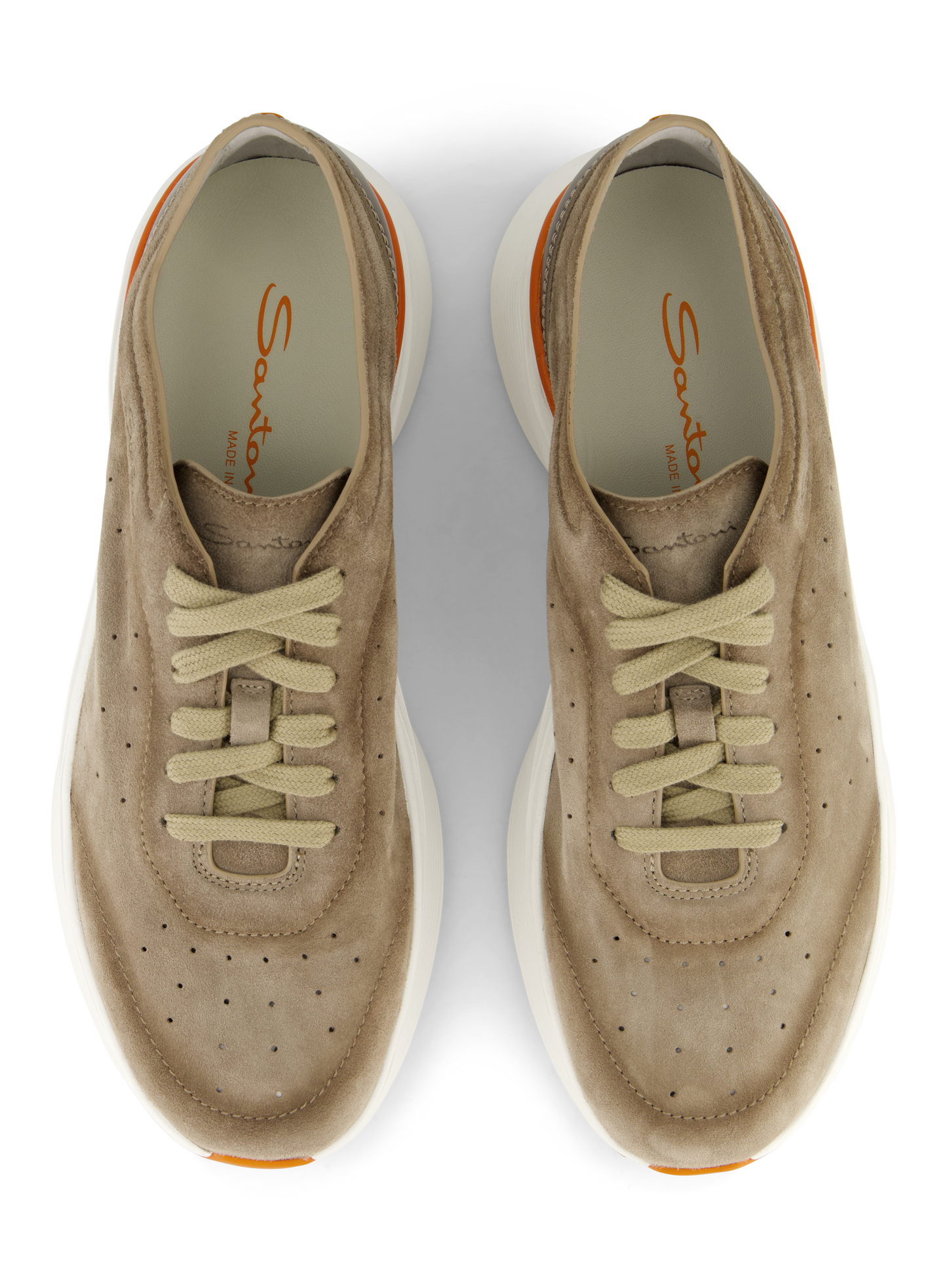 Bounce sneakers van suède | Beige