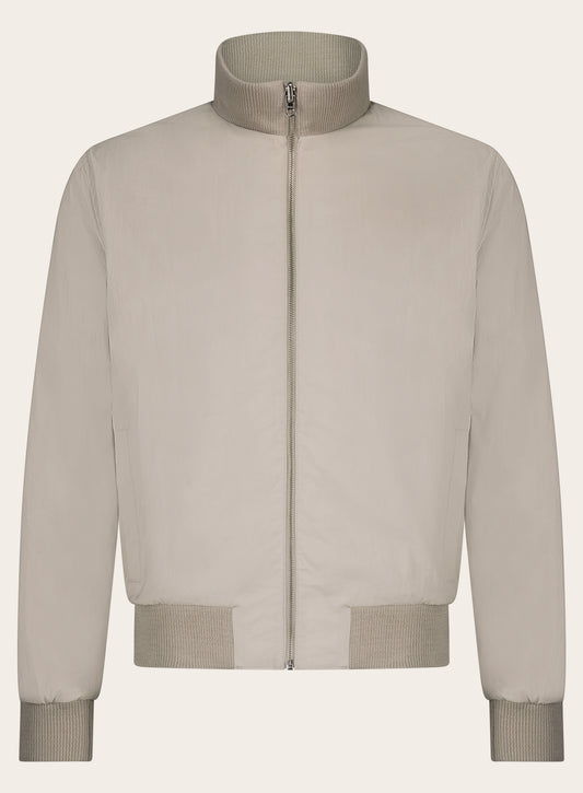 Reversible bomber van suède | Beige