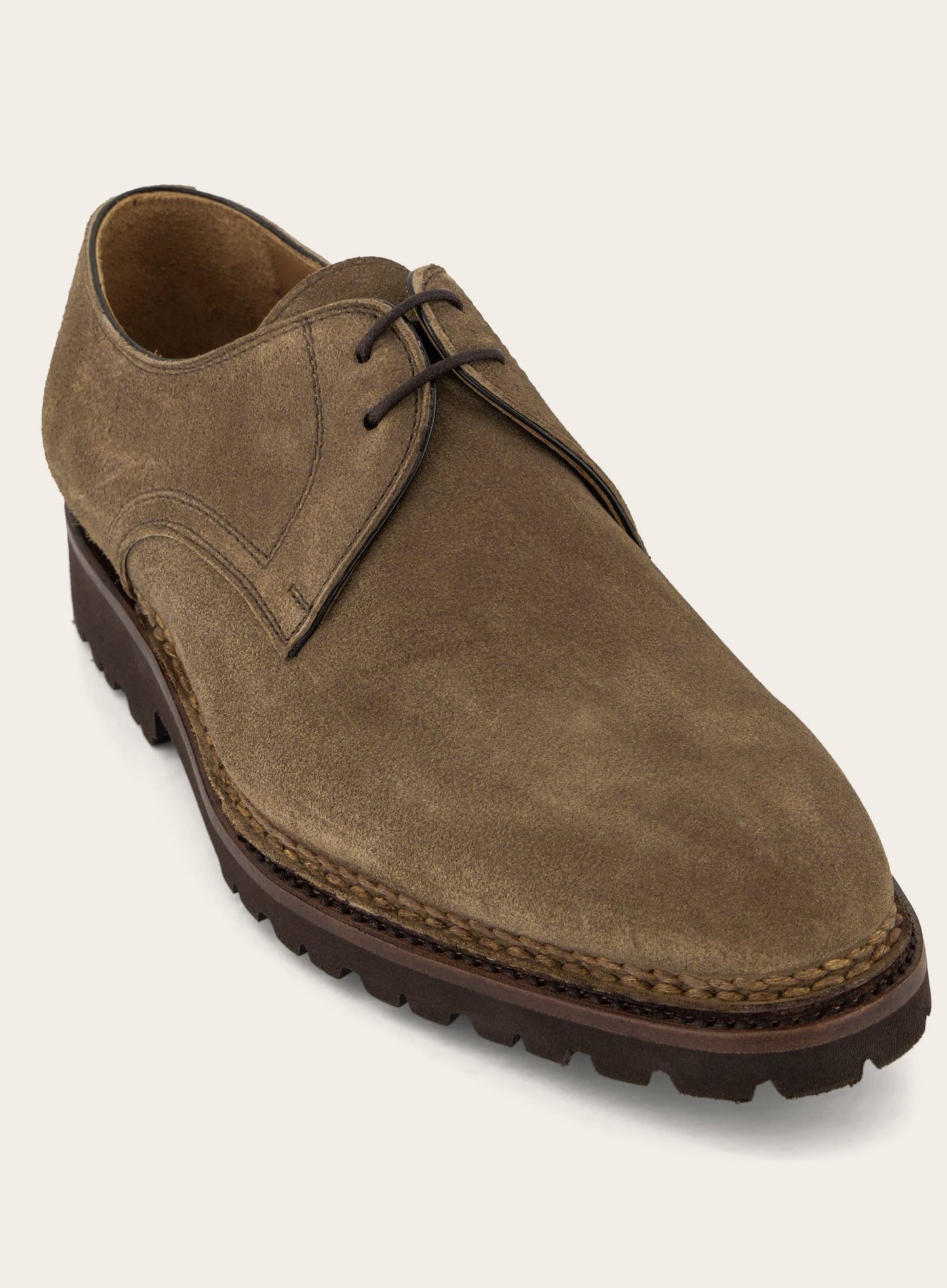 Carnera veterschoenen van suède | TAUPE