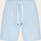 Gestreept quick-dry zwembroek | L.Blauw