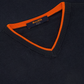 V-neck sweater van zijde en katoen | FULL_WIDTH | BLUE NAVY