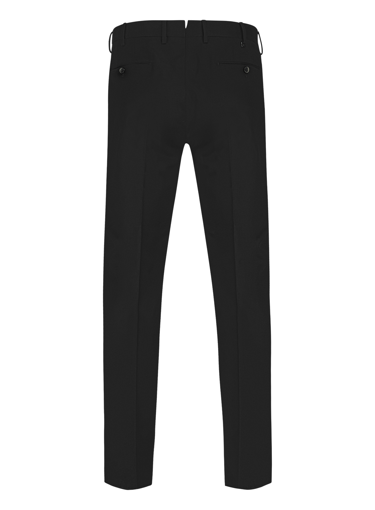 Pantalon van wol | Zwart