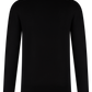 Half-zip vest van cashmere en zijde | Zwart