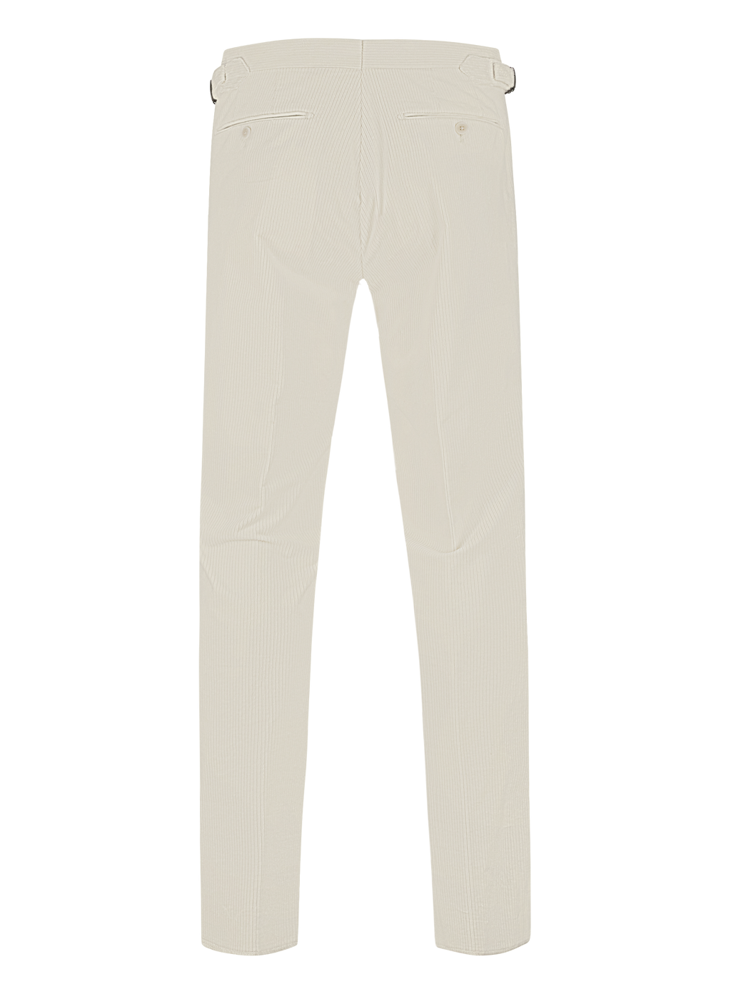 Corduroy pantalon van katoen | Wit