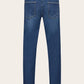 Slim-fit stretch jeans | Blauw