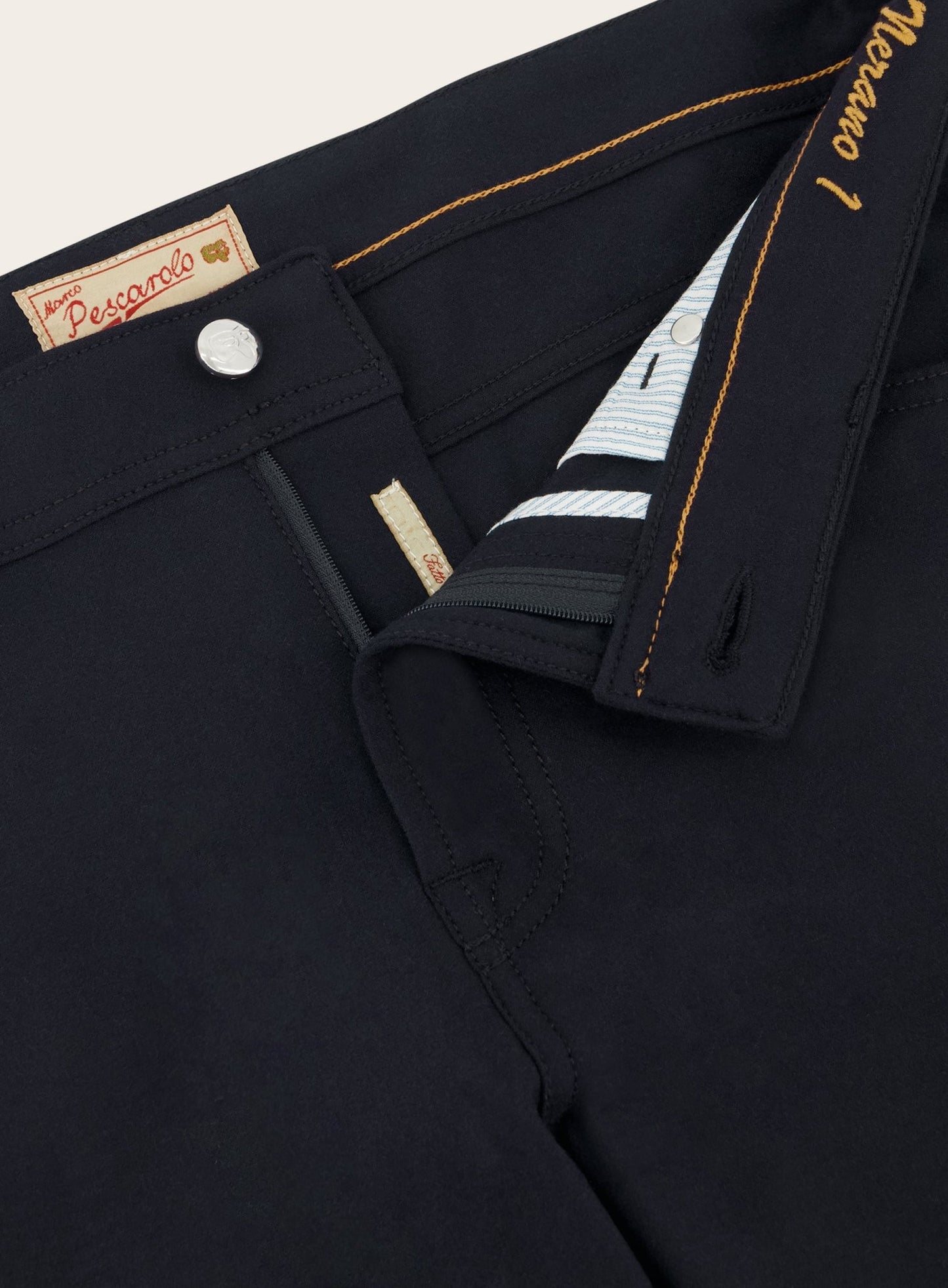 Jeans van cashmere | BLUE NAVY